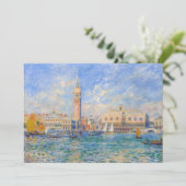 Pierre-Auguste Renoir - Venetië, het Dogenpaleis Bedankkaart (Staand voorkant)