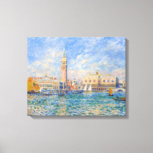 Pierre-Auguste Renoir - Venetië, het Dogenpaleis Canvas Afdruk