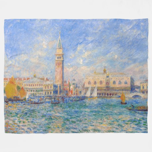 Pierre-Auguste Renoir - Venetië, het Dogenpaleis Fleece Deken (Voorkant (Horizontaal))