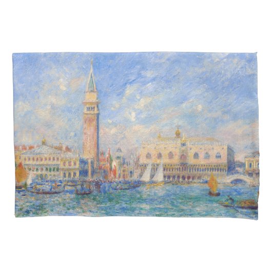 Pierre-Auguste Renoir - Venetië, het Dogenpaleis Kussensloop (Voorkant)