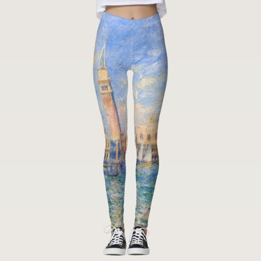 Pierre-Auguste Renoir - Venetië, het Dogenpaleis Leggings (Voorkant)