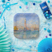 Pierre-Auguste Renoir - Venetië, het Dogenpaleis Papieren Bordje (Feest)