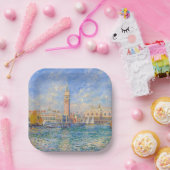 Pierre-Auguste Renoir - Venetië, het Dogenpaleis Papieren Bordje (Feest)