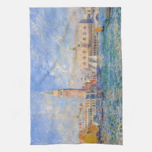 Pierre-Auguste Renoir - Venetië, het Dogenpaleis Theedoek (Verticaal)