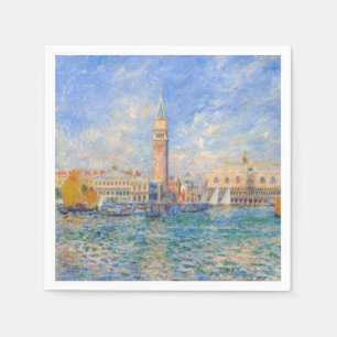 Pierre-Auguste Renoir - Venetië, het Dogepaleis Servet