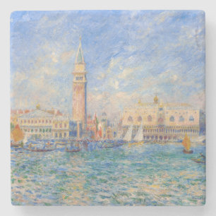 Pierre-Auguste Renoir - Venetië, het Dogepaleis Stenen Onderzetter