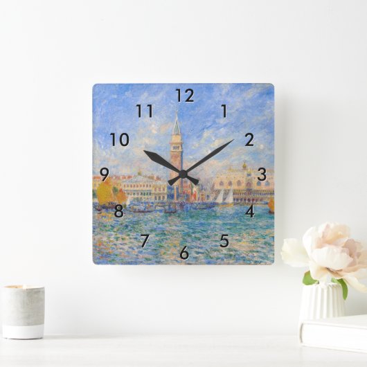 Pierre-Auguste Renoir - Venetië, het Dogepaleis Vierkante Klok (Huis)