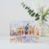 Pierre-Auguste Renoir - Venetië, Piazza San Marco Briefkaart (Staand voorkant)