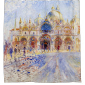 Pierre-Auguste Renoir - Venetië, Piazza San Marco Douchegordijn (Voorkant)