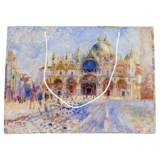 Pierre-Auguste Renoir - Venetië, Piazza San Marco Groot Cadeauzakje (Voorkant)