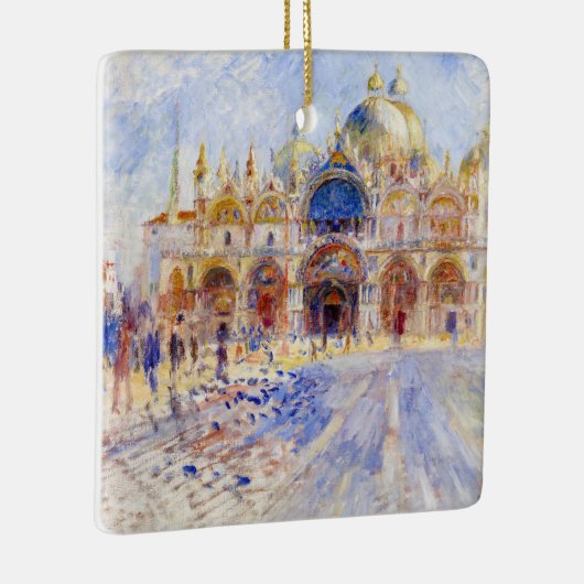 Pierre-Auguste Renoir - Venetië, Piazza San Marco Keramisch Ornament (Rechts)