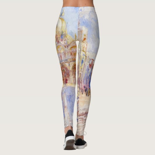 Pierre-Auguste Renoir - Venetië, Piazza San Marco Leggings (Achterkant)