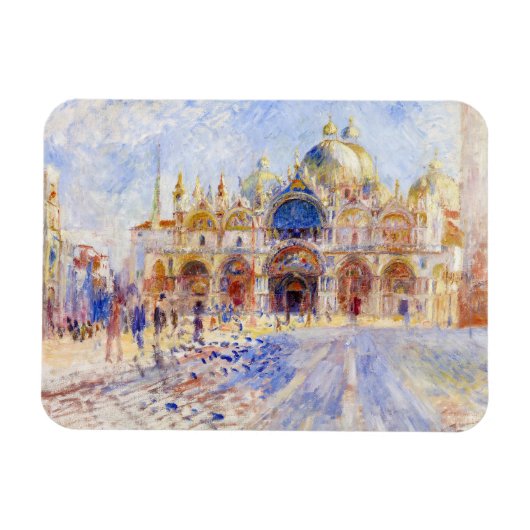 Pierre-Auguste Renoir - Venetië, Piazza San Marco Magneet (Horizontaal)