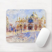 Pierre-Auguste Renoir - Venetië, Piazza San Marco Muismat (Met muis)