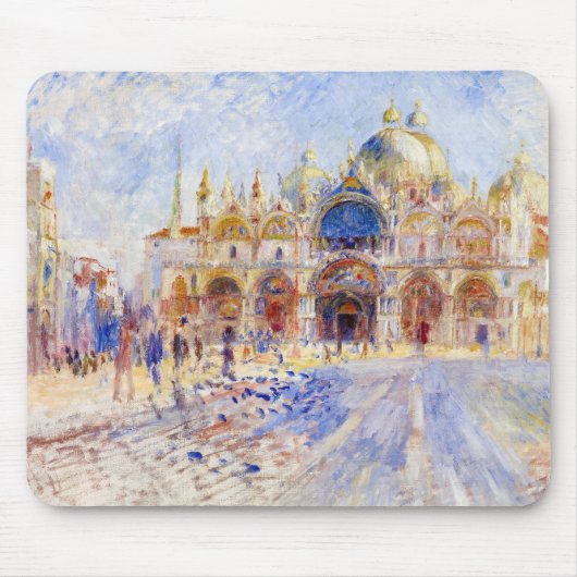 Pierre-Auguste Renoir - Venetië, Piazza San Marco Muismat (Voorkant)