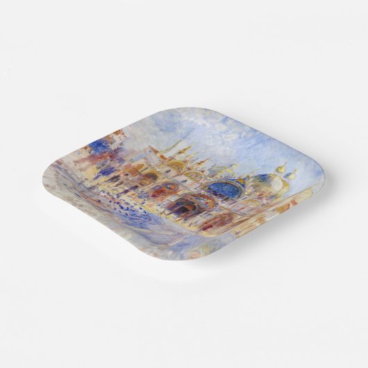 Pierre-Auguste Renoir - Venetië, Piazza San Marco Papieren Bordje (Gebogen)