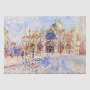 Pierre-Auguste Renoir - Venetië, Piazza San Marco Tissuepapier