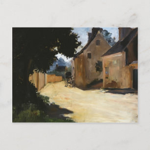 Pierre-Auguste Renoir-Village Street, Louveciennes Briefkaart