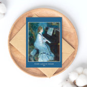 Pierre-Auguste Renoir, Vrouw aan de Piano Briefkaart