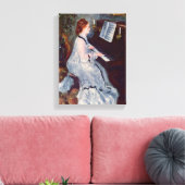Pierre-Auguste Renoir - Vrouw aan de Piano Canvas Afdruk (Insitu (Woonkamer))