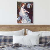 Pierre-Auguste Renoir - Vrouw aan de Piano Canvas Afdruk (Insitu (Slaapkamer))