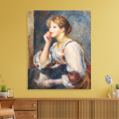 Pierre-Auguste Renoir - Vrouw met een brief Canvas Afdruk (Insitu (Woonkamer))