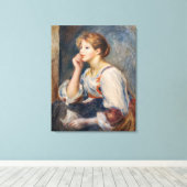Pierre-Auguste Renoir - Vrouw met een brief Canvas Afdruk (Insitu (Houten vloer))