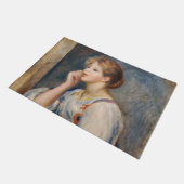 Pierre-Auguste Renoir - Vrouw met een brief Deurmat (Schuin)