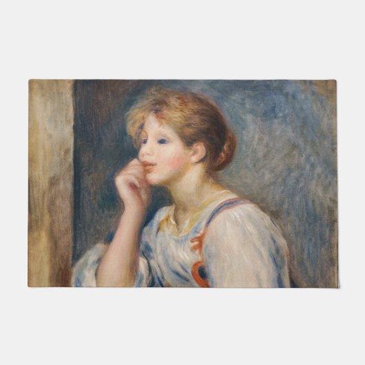 Pierre-Auguste Renoir - Vrouw met een brief Deurmat (Voorkant)
