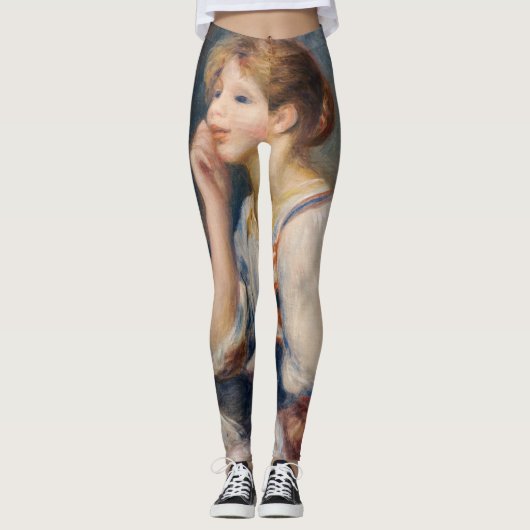 Pierre-Auguste Renoir - Vrouw met een brief Leggings (Voorkant)