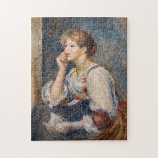 Pierre-Auguste Renoir - Vrouw met een brief Legpuzzel (Verticaal)
