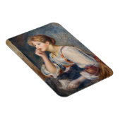 Pierre-Auguste Renoir - Vrouw met een brief Magneet (Rechterzijde)