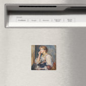 Pierre-Auguste Renoir - Vrouw met een brief Magneet (Insitu (Vaatwasser))