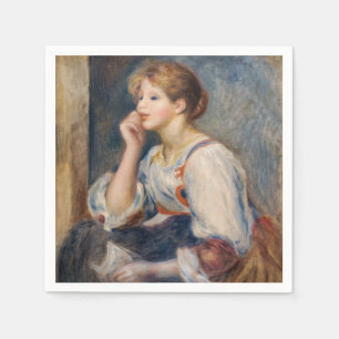 Pierre-Auguste Renoir - Vrouw met een brief Servet