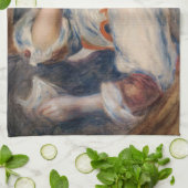 Pierre-Auguste Renoir - Vrouw met een brief Theedoek (Gevouwen)