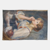 Pierre-Auguste Renoir - Vrouw met een brief Theedoek (Horizontaal)