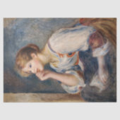 Pierre-Auguste Renoir - Vrouw met een brief Tissuepapier (Voorkant)