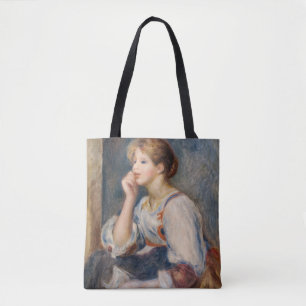 Pierre-Auguste Renoir - Vrouw met een brief Tote Bag