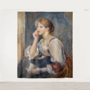 Pierre-Auguste Renoir - Vrouw met een brief Wandkleed