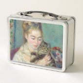 Pierre-Auguste Renoir - Vrouw met een kat (Achterkant)