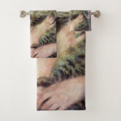 Pierre-Auguste Renoir - Vrouw met een kat Bad Handdoek (Insitu)