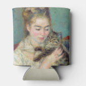 Pierre-Auguste Renoir - Vrouw met een kat Blikjeskoeler (Achterkant)