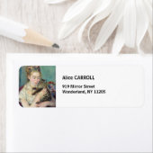 Pierre-Auguste Renoir - Vrouw met een kat Etiket (Insitu)
