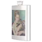 Pierre-Auguste Renoir - Vrouw met een kat Flacon (Links)
