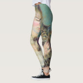 Pierre-Auguste Renoir - Vrouw met een kat Leggings (Links)