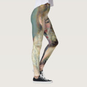 Pierre-Auguste Renoir - Vrouw met een kat Leggings (Rechts)
