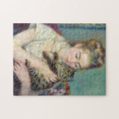 Pierre-Auguste Renoir - Vrouw met een kat Legpuzzel (Horizontaal)