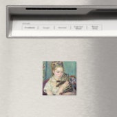 Pierre-Auguste Renoir - Vrouw met een kat Magneet (Insitu (Vaatwasser))
