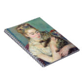 Pierre-Auguste Renoir - Vrouw met een kat Notitieboek (Rechterzijde)