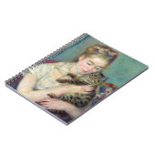 Pierre-Auguste Renoir - Vrouw met een kat Notitieboek (Linkerzijde)